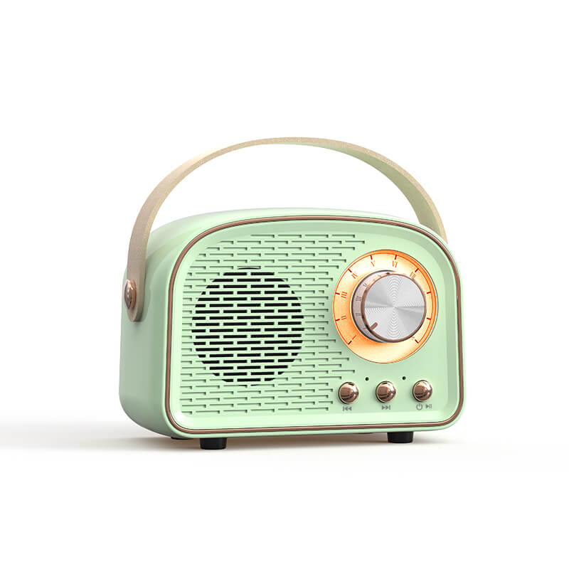 Junips | Retro Round Radio Bluetooth Speaker