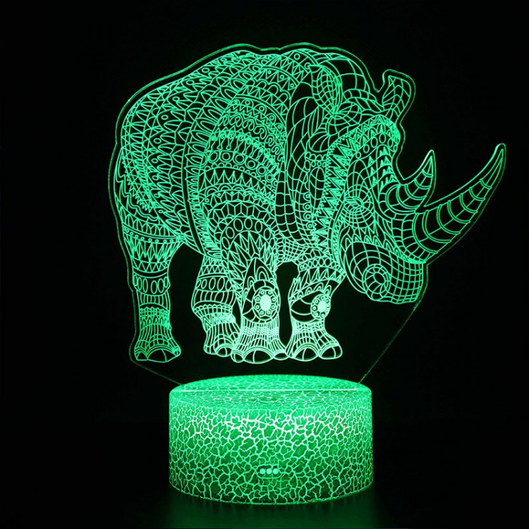 Junips | 3D Lamp Rhinoceros Majestic