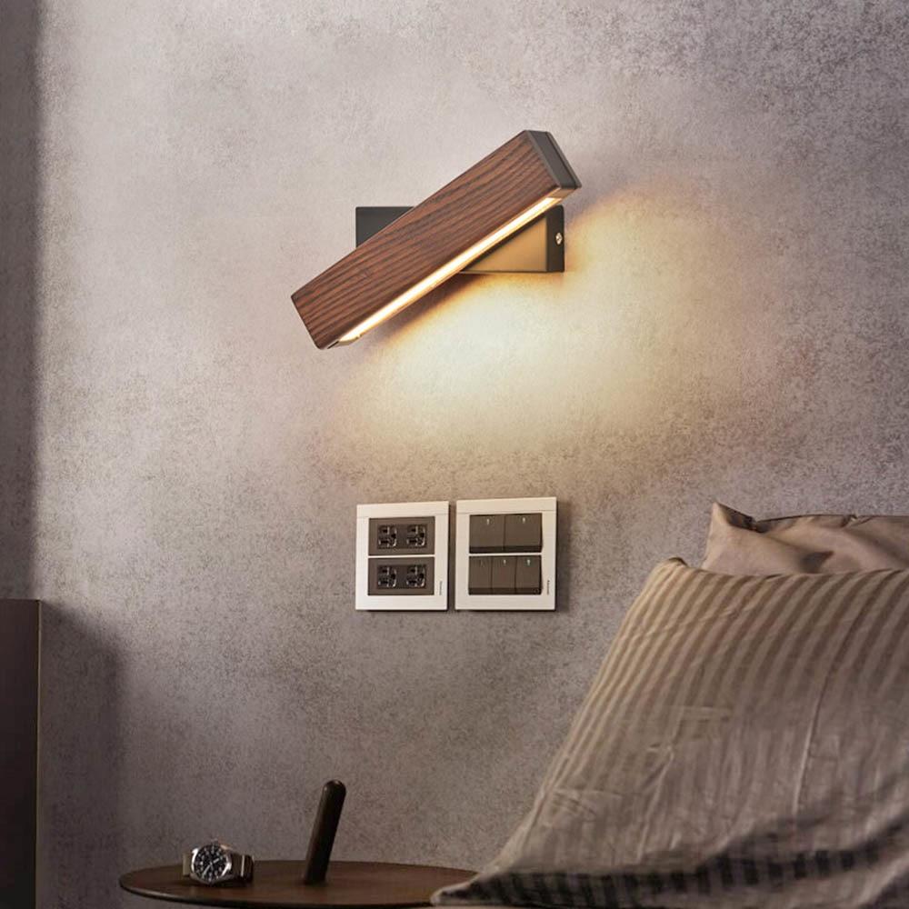 Junips | Rotatable Wood LED Wall Lamp - Jasper