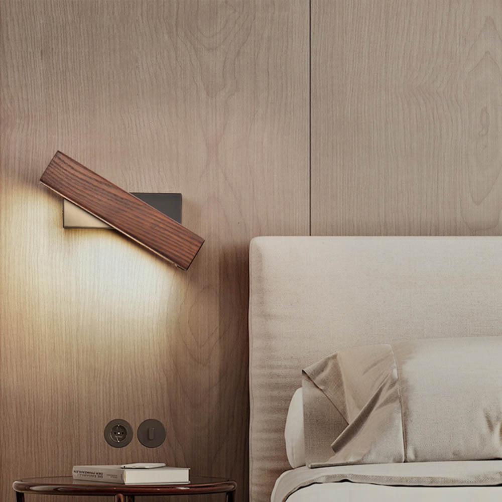 Junips | Rotatable Wood LED Wall Lamp - Jasper