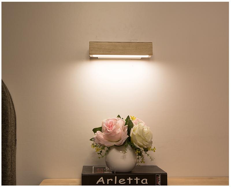 Junips | Rotatable Wood LED Wall Lamp - Jasper