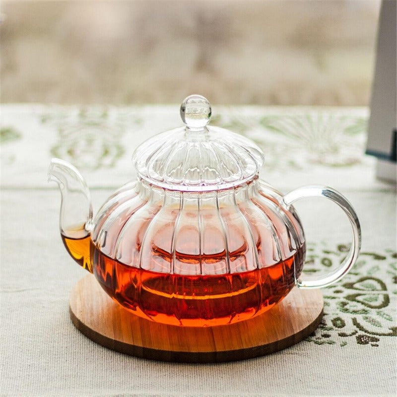 Junips | Crystal Clear Glass Teapot Set