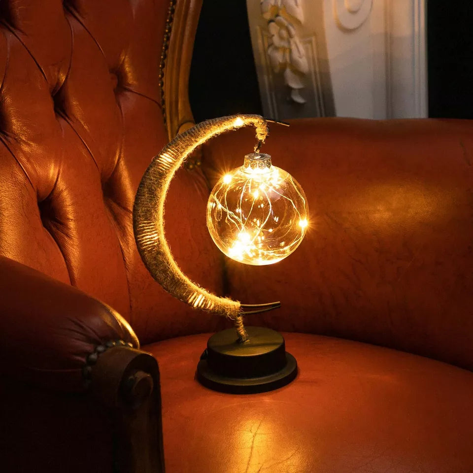 Junips | LED Lunar Lamp - Enchanted Moon Night Light for Bedroom, Nursery & Home Decor