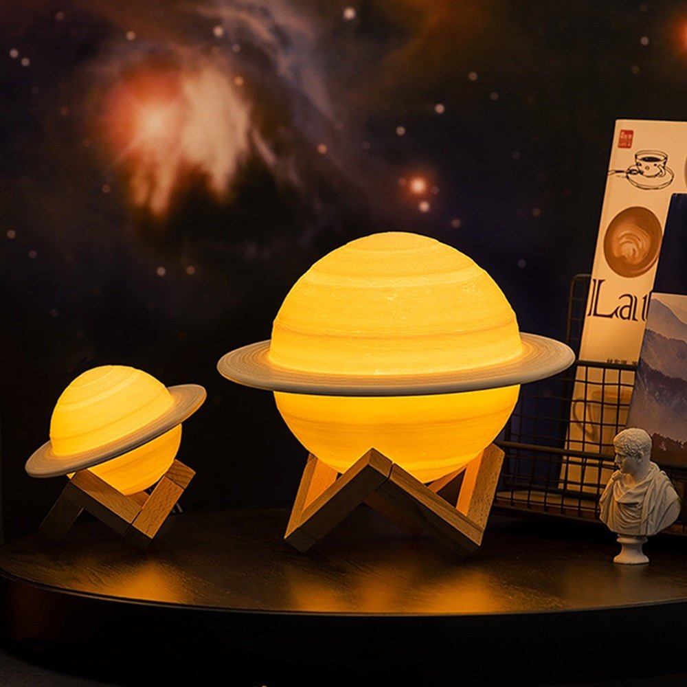 Junips | Lamp - SaturnGlow - Planetary Design - Adjustable Lighting