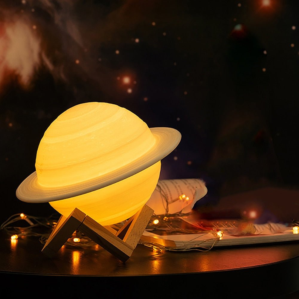 Junips | Lamp - SaturnGlow - Planetary Design - Adjustable Lighting
