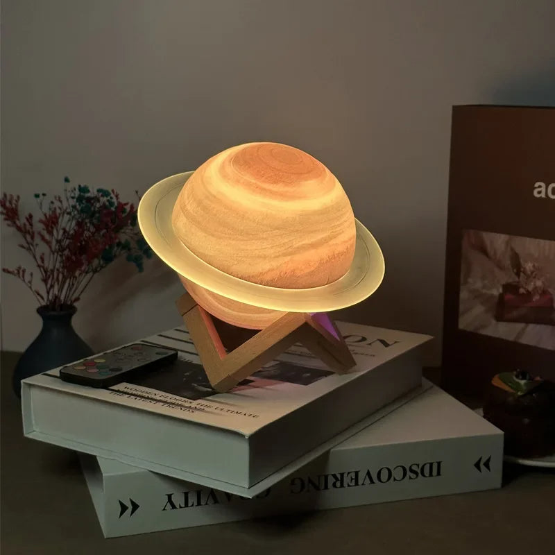Junips | Galaxy Saturn Bluetooth Speaker with Night Light