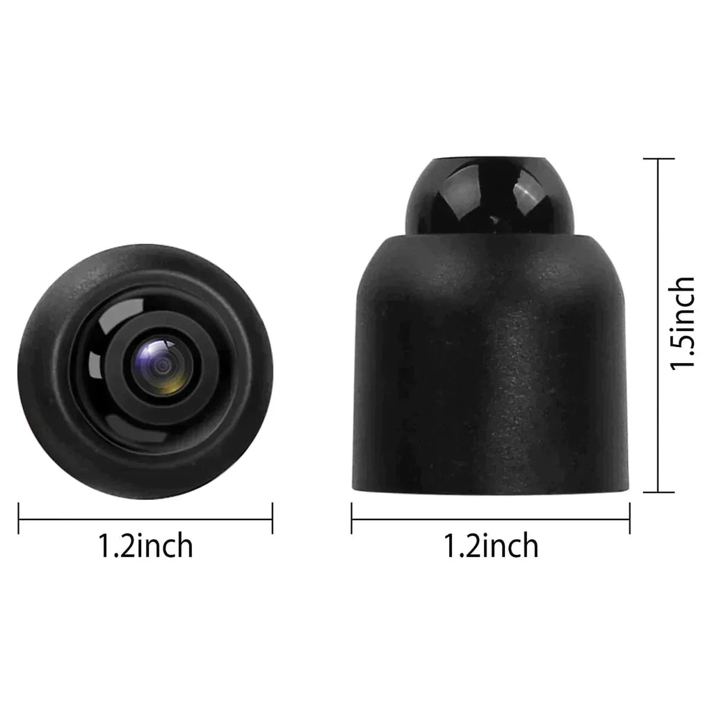 Junips | 2-Pack Mini WiFi Security Camera | 1080P HD, 140° Wide-Angle, Night Vision, Motion Detection (32GB SD Included)