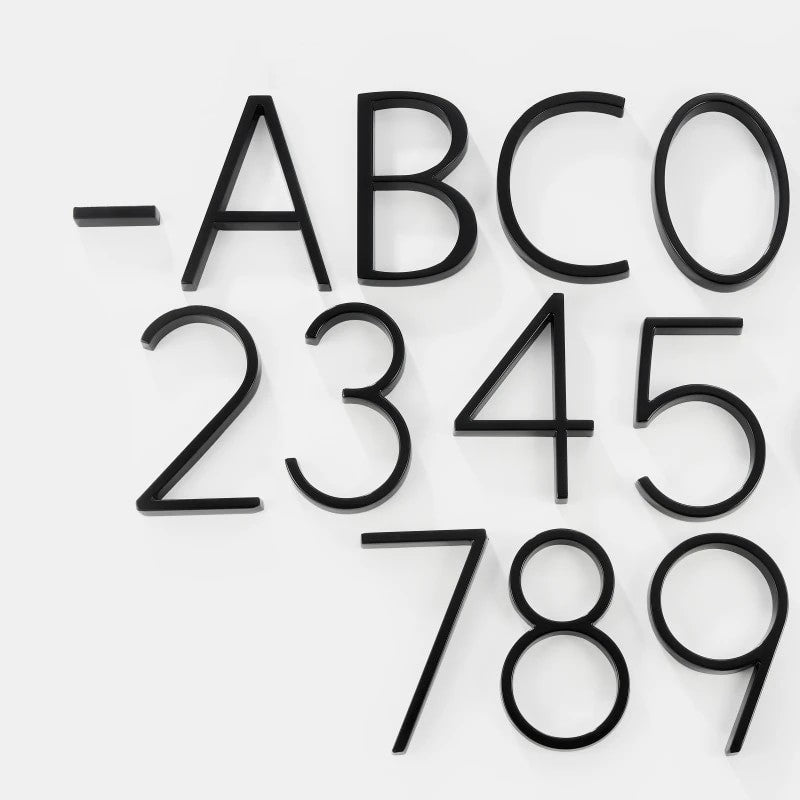 Junips | Hannah Black House Numbers