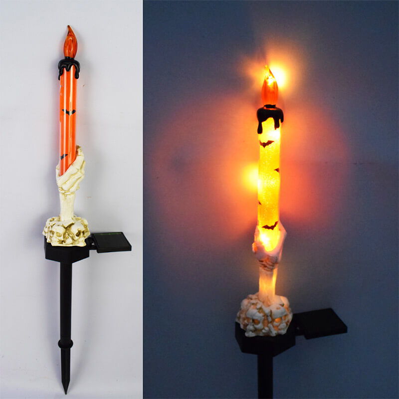 Junips | Best Gift*Solar Light Halloween Ghost Hand Candle Outdoor Floor Lamp