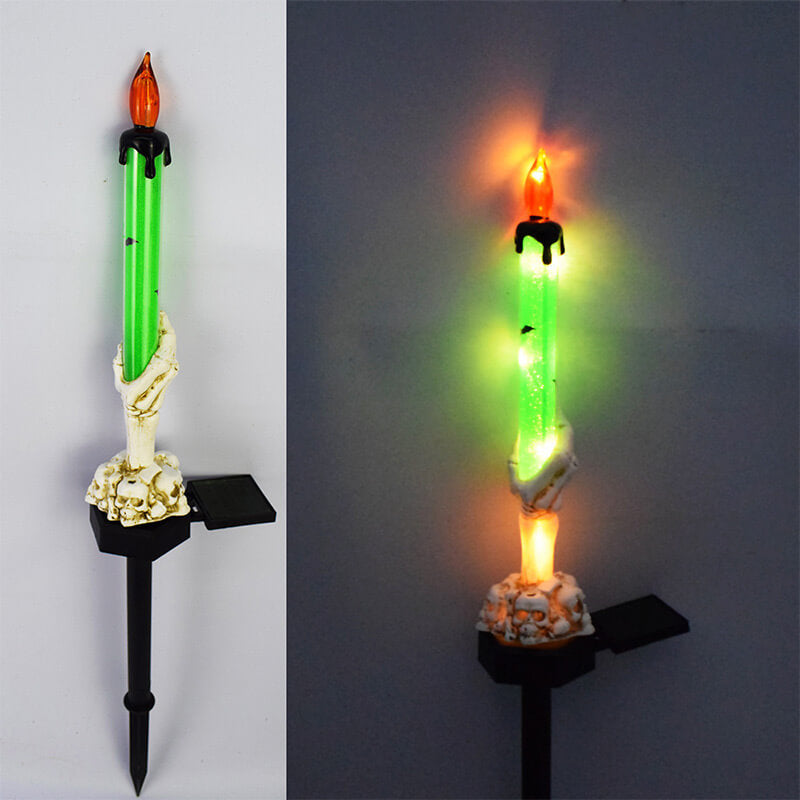 Junips | Best Gift*Solar Light Halloween Ghost Hand Candle Outdoor Floor Lamp