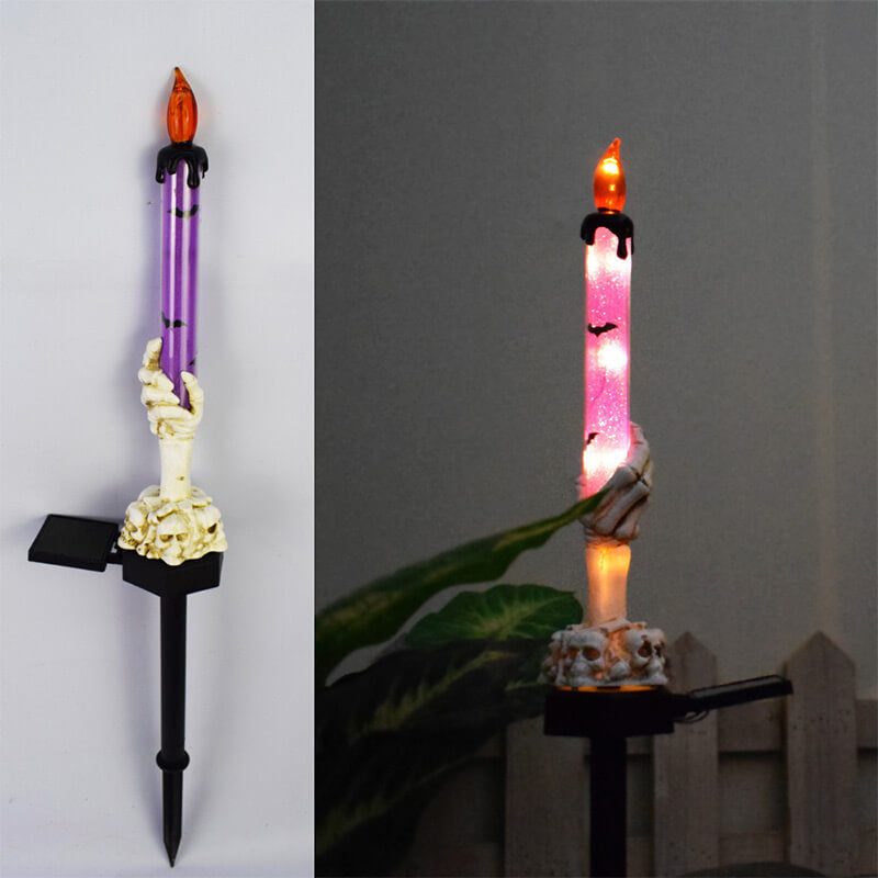 Junips | Best Gift*Solar Light Halloween Ghost Hand Candle Outdoor Floor Lamp