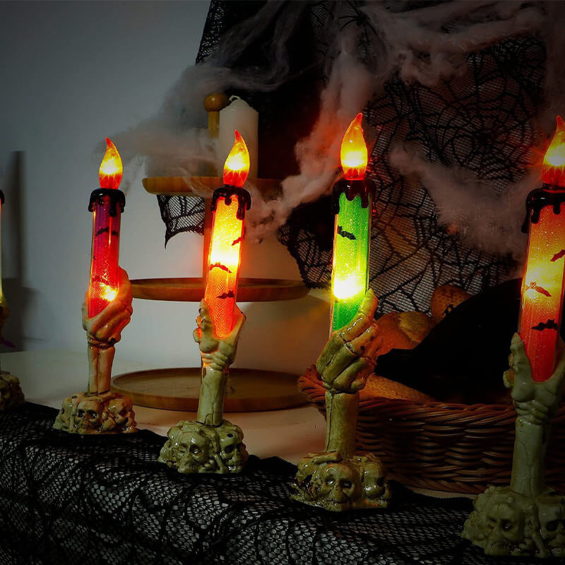 Junips | Best Gift*Solar Light Halloween Ghost Hand Candle Outdoor Floor Lamp