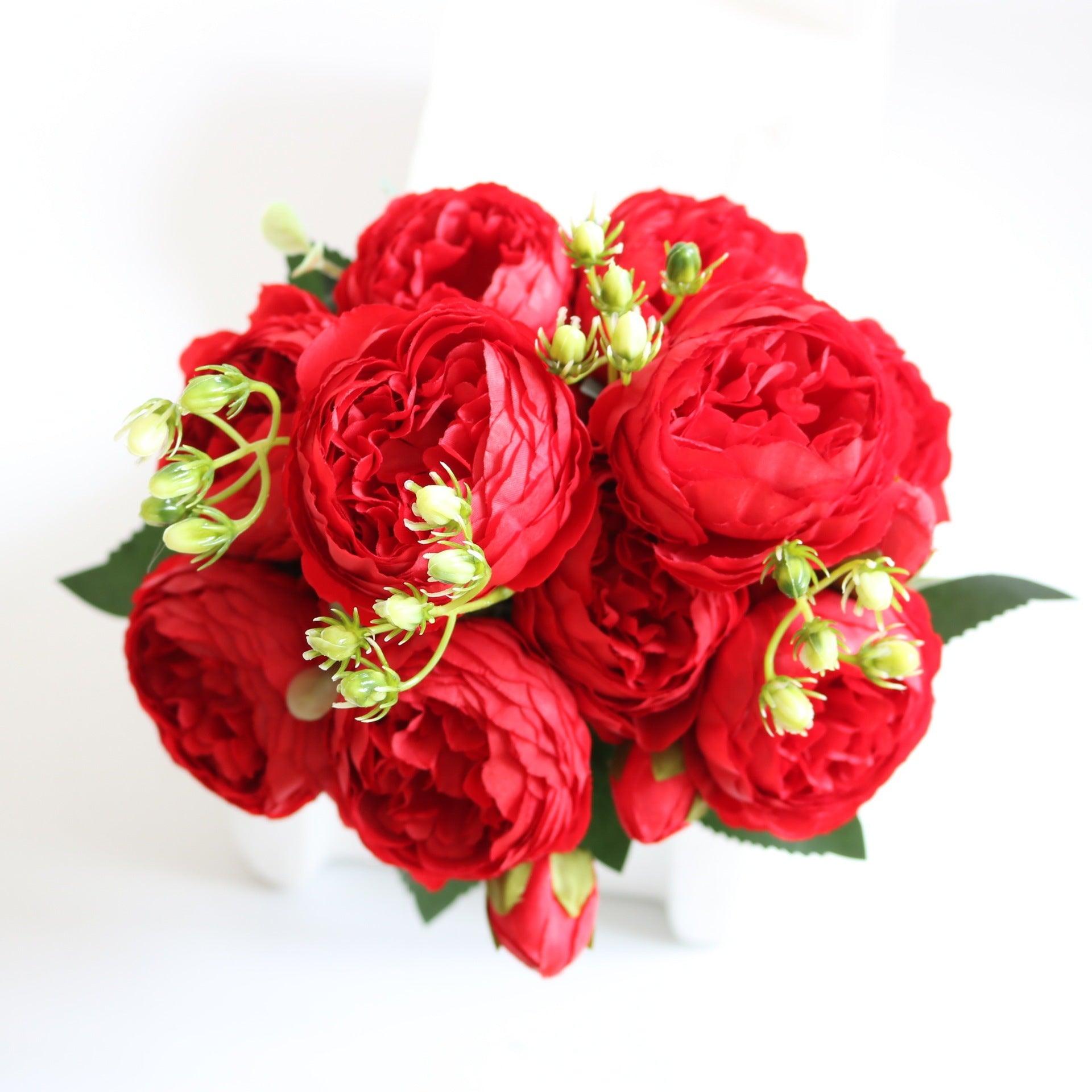 Junips | Elegant Peony Dreams - Premium Artificial Flower Bouquet