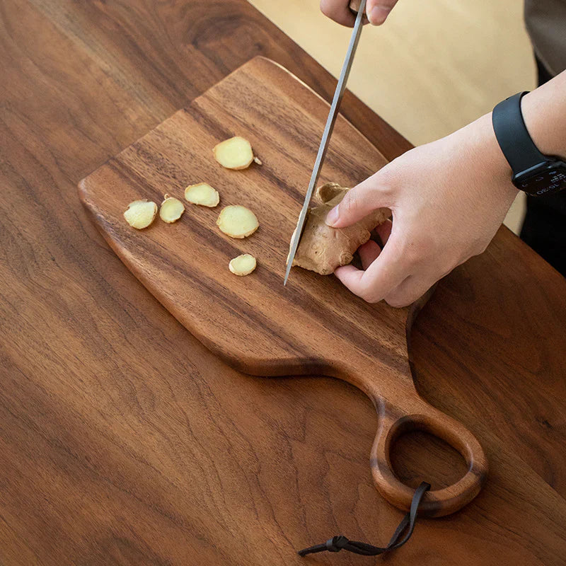 Junips | WaldenCraft Walnut Cutting Board – Luxurious Double-Sided Cutting & Serving Board