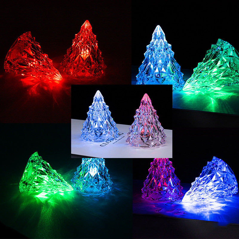 Junips | Mini LED Crystal Christmas Tree Night Light