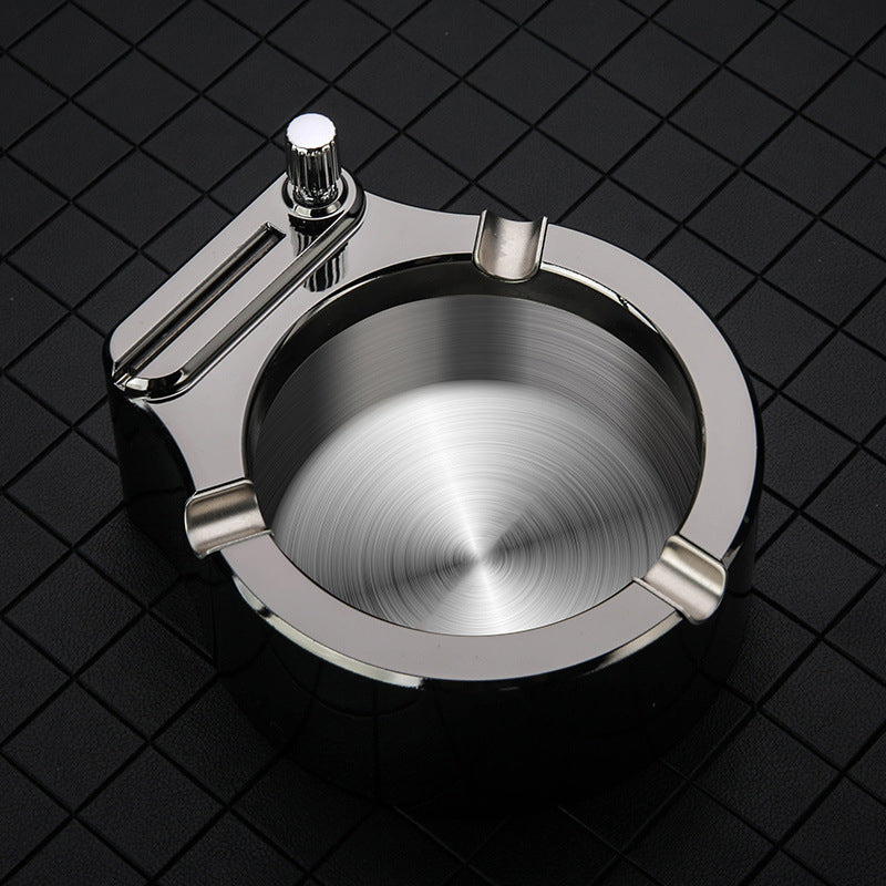Junips | Retro Metal Ashtray, Cigarette Lighter