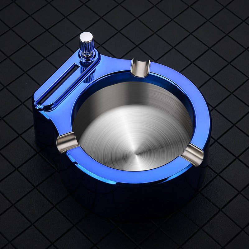 Junips | Retro Metal Ashtray, Cigarette Lighter