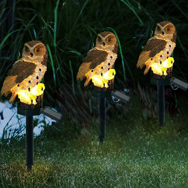 Junips | Barter | Garden lamp owls with solar energy