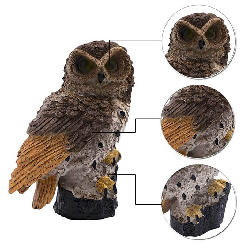 Junips | Solar powered Owl Garden Lamp - OwlGlow