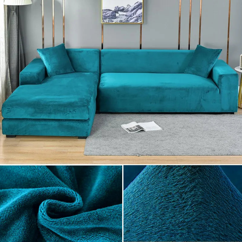 Junips | Sofa Cover Velvet Stretch Washable Protector