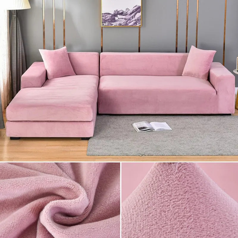 Junips | Sofa Cover Velvet Stretch Washable Protector