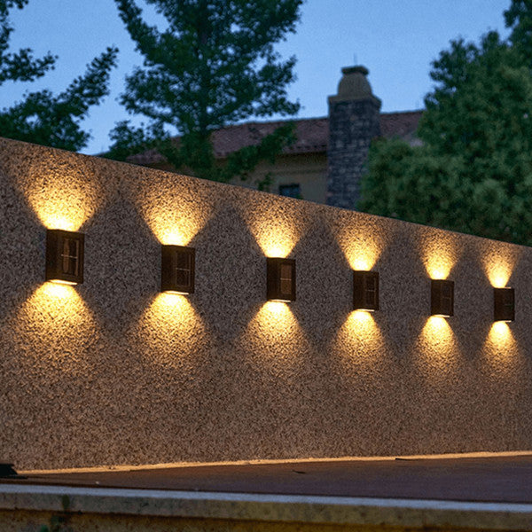 Junips | Wireless LED Solar Wall Lights Deluxe | Efficient and Cost-Saving Outdoor Lighting