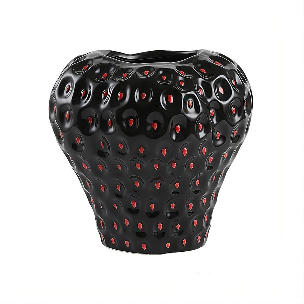 Junips | Strawberry-structured ceramic vase