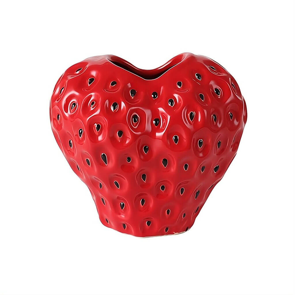 Junips | Strawberry-structured ceramic vase