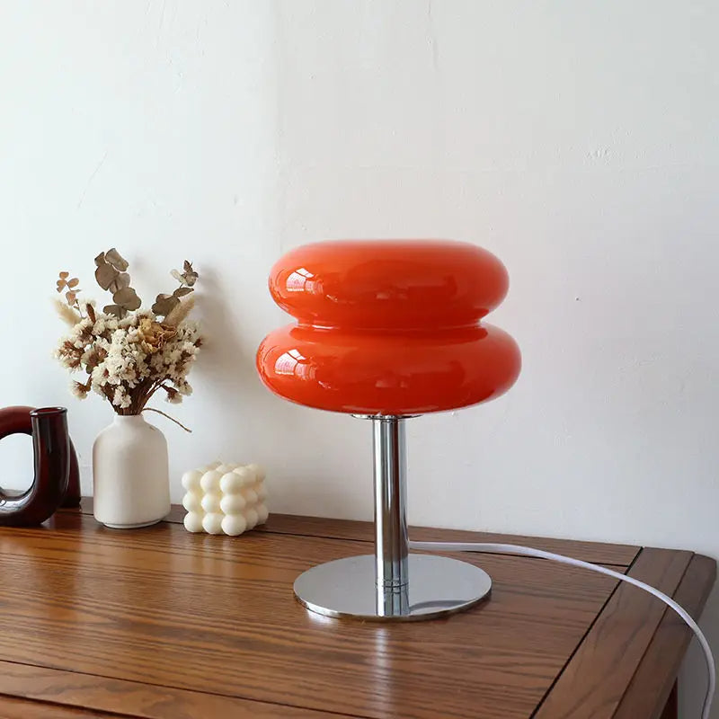 Junips | Table Lamp Retro Glass Shade Lighting Piece