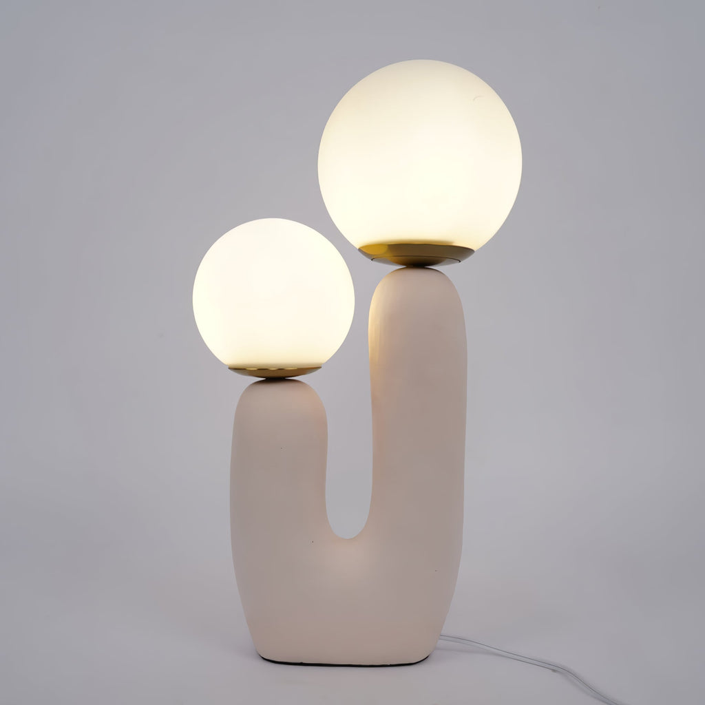 Junips | Contemporary Style Table Lamp with Natural Accent