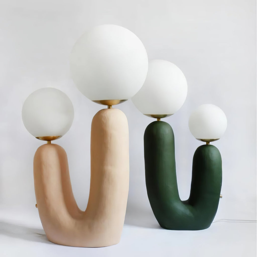 Junips | Contemporary Style Table Lamp with Natural Accent