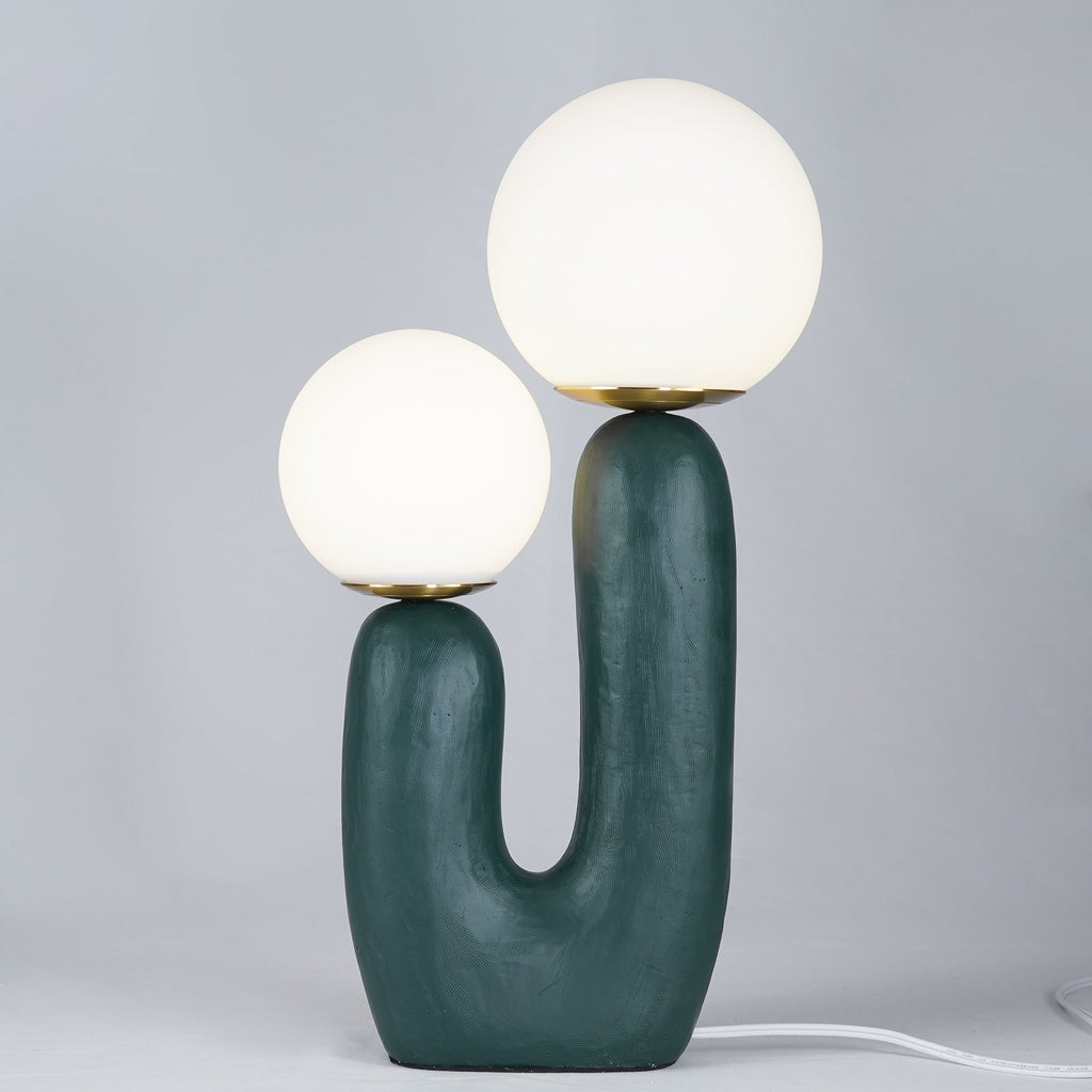 Junips | Contemporary Style Table Lamp with Natural Accent