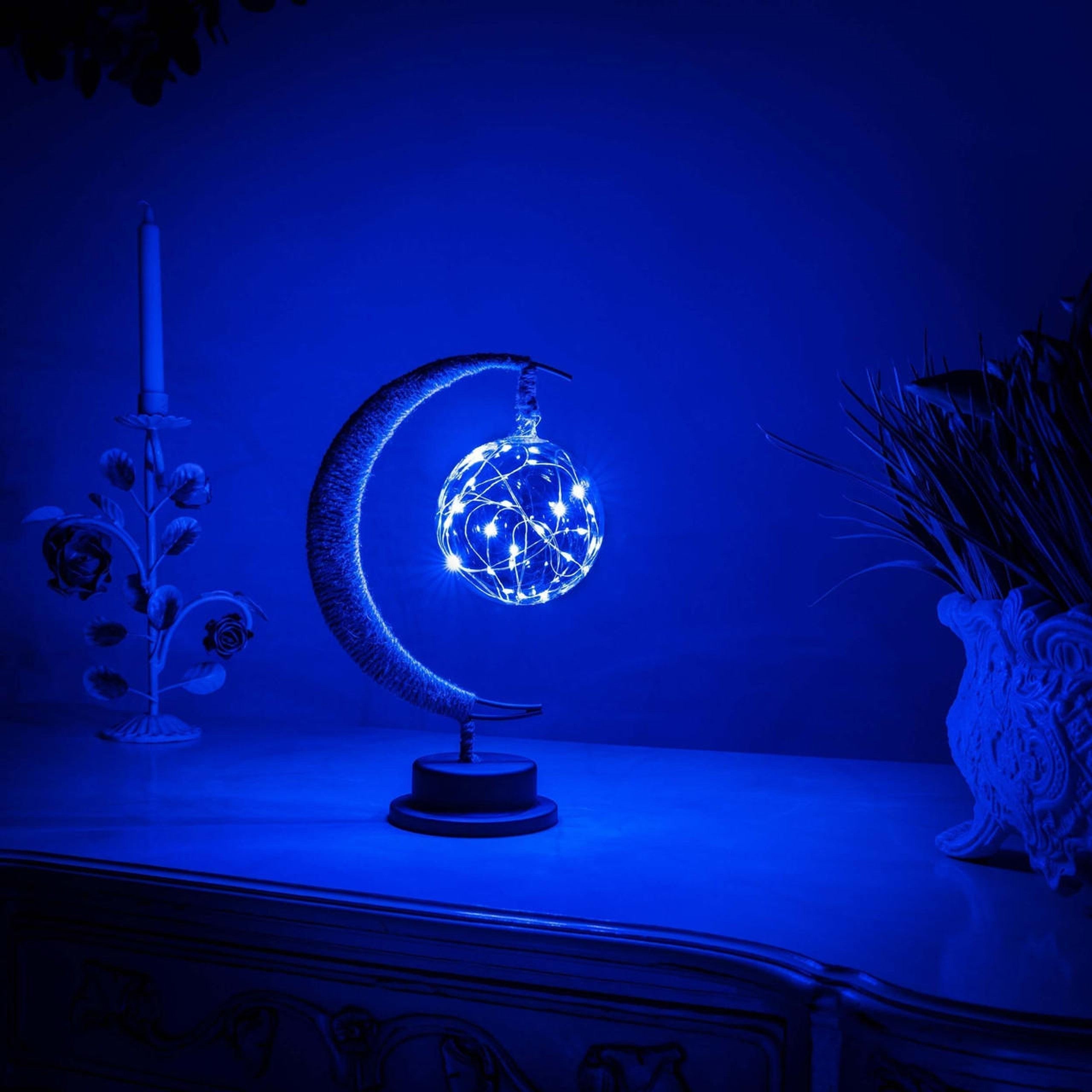 Junips | LED Lunar Lamp - Enchanted Moon Night Light for Bedroom, Nursery & Home Decor