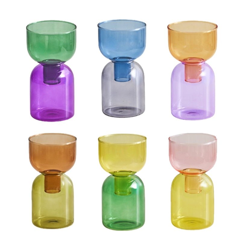 Junips | Two-Piece Mini Bud Vase Terrarium Set