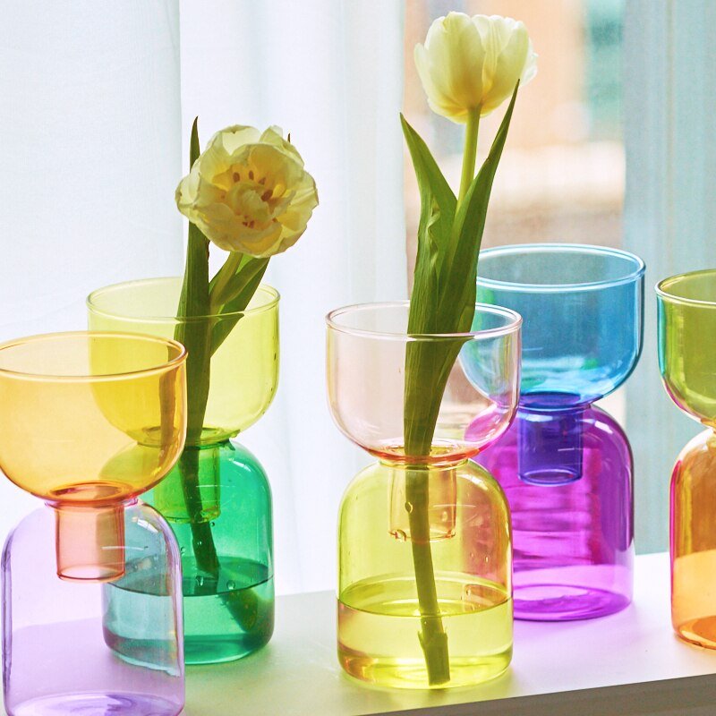 Junips | Two-Piece Mini Bud Vase Terrarium Set
