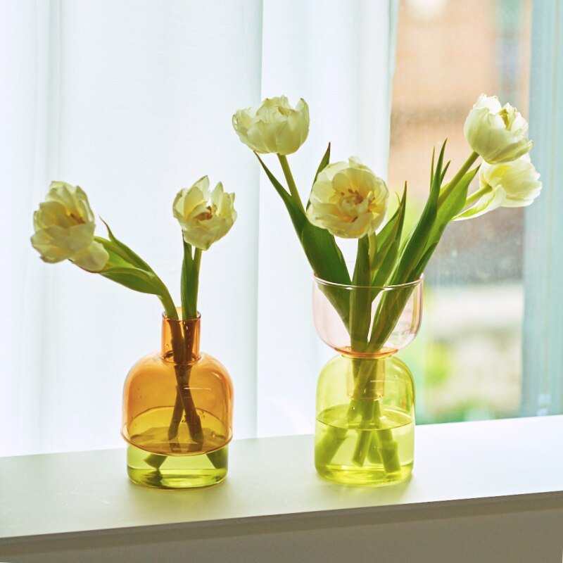 Junips | Two-Piece Mini Bud Vase Terrarium Set