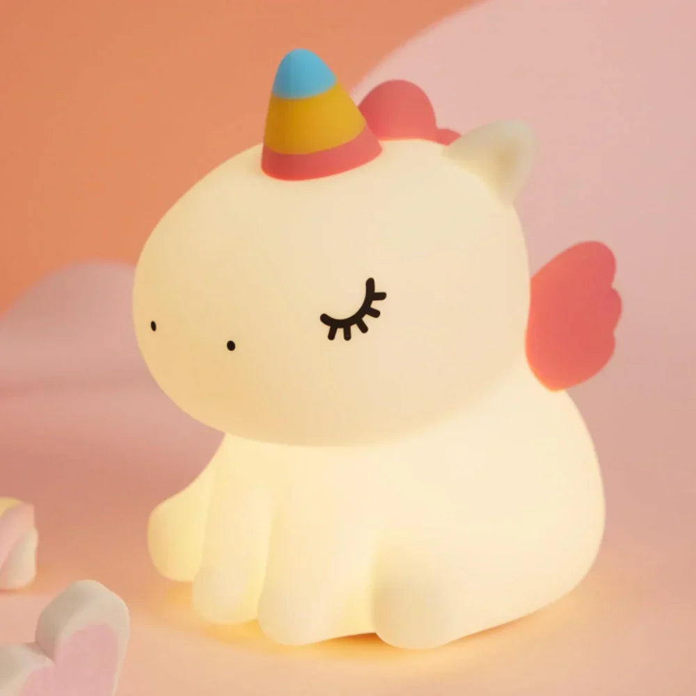 Junips | Night Light Silicone Animal Bedside Lamp