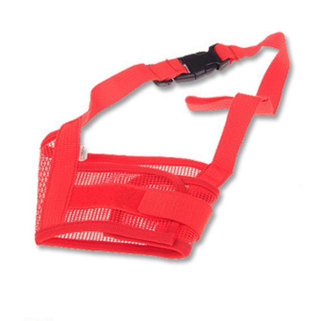 Junips | Pet Dog Adjustable Mask Bark Bite Mesh Mouth Muzzle Grooming Anti Stop Chewing