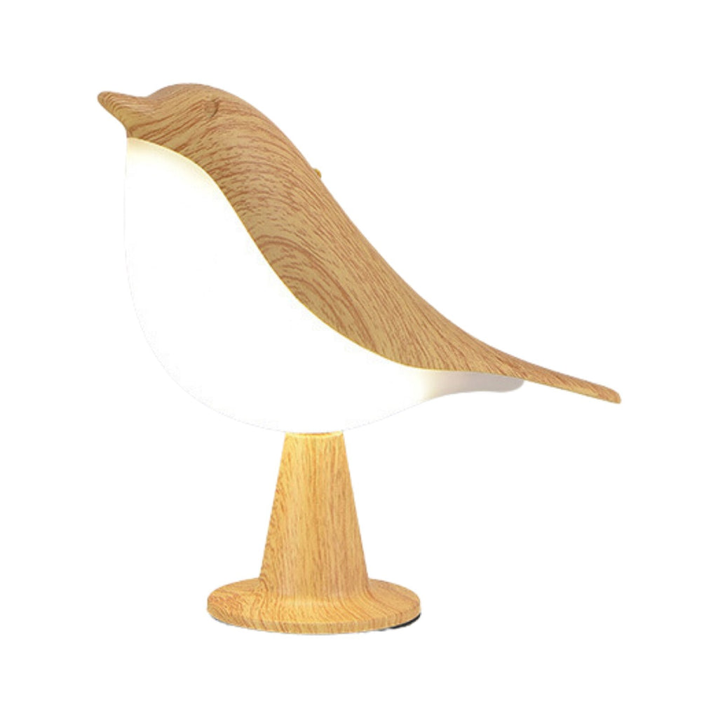 Junips | Table Lamp Bird Shape Wood Effect LED