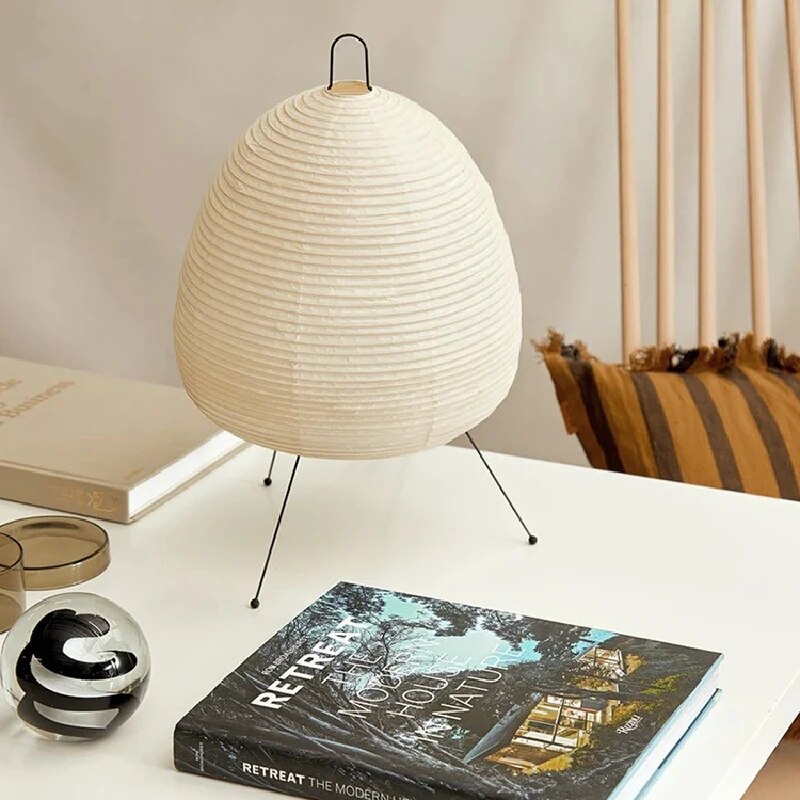 Junips | Table Lamp Paper Shade Japanese Style Light