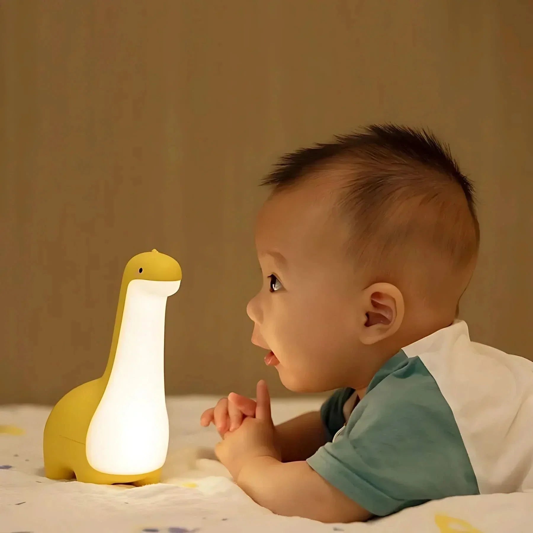 Junips | LED Dinosaur Night Light for Kids with Soft Glow