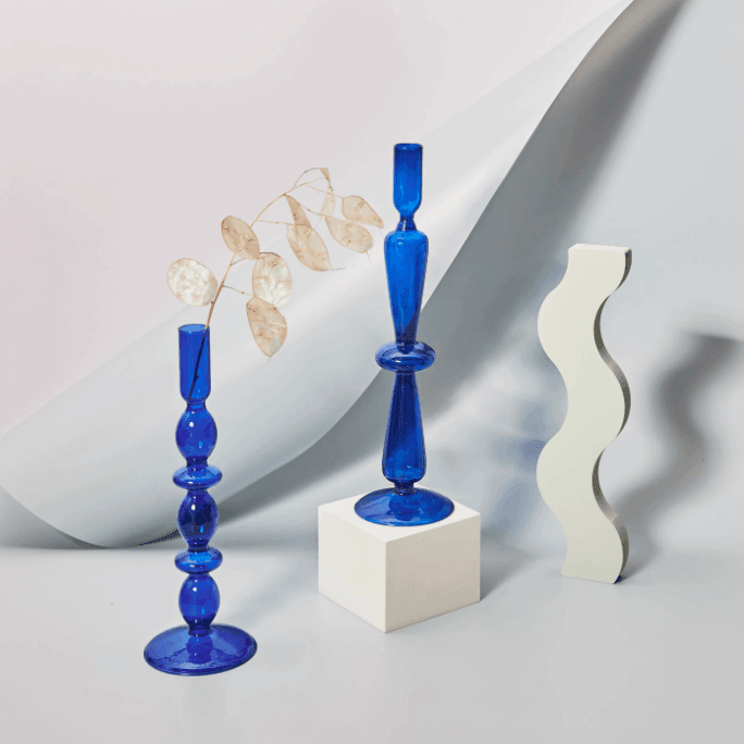 Junips | Vintage-Glass-Candle-Holder Candle Holder