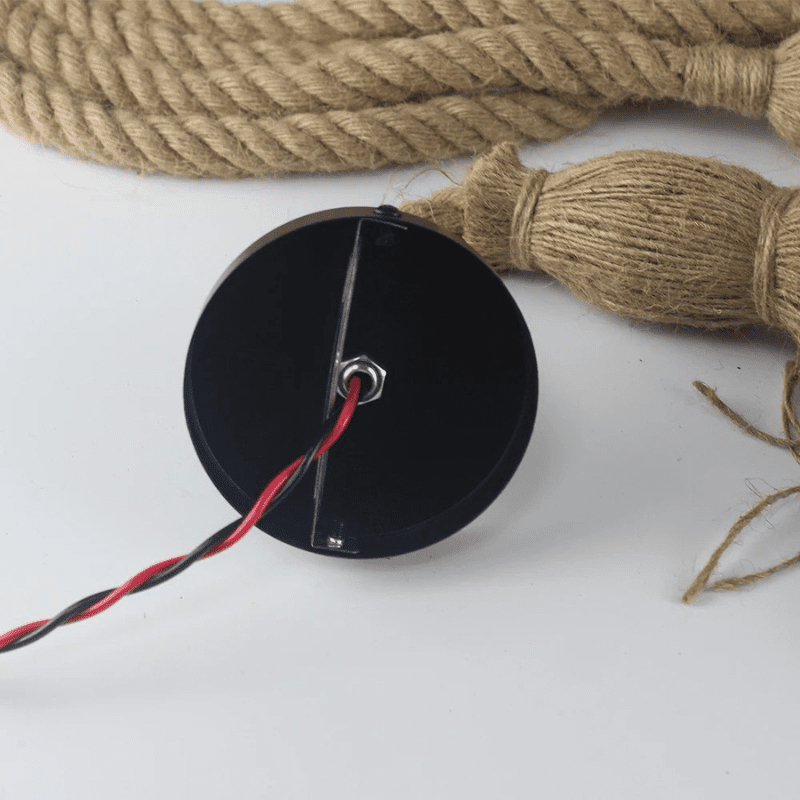 Junips | Vintage Hemp Rope Pendant Light