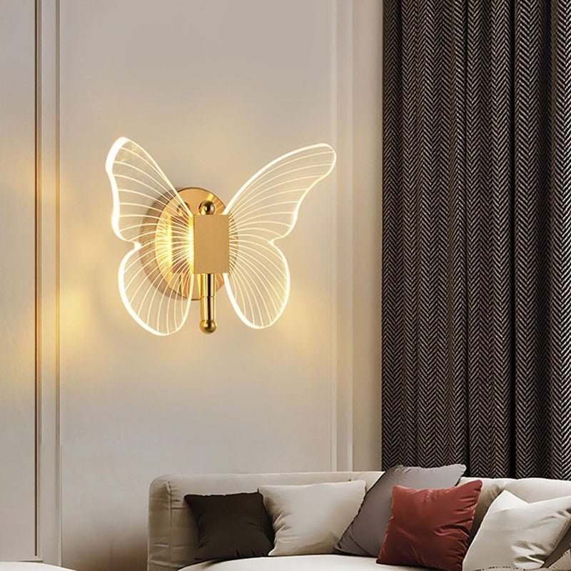 Junips | FloraVyne LED Wall Light – Butterfly-shaped design lamp with 3 light modes energy-saving and elegant