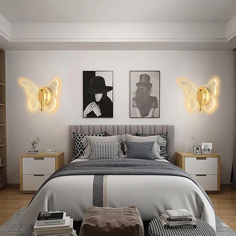 Junips | FloraVyne LED Wall Light – Butterfly-shaped design lamp with 3 light modes energy-saving and elegant