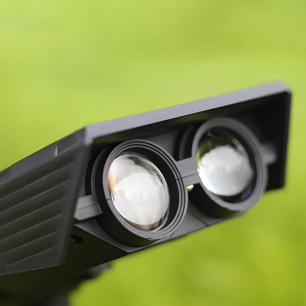 Junips | Waterproof Solar LED Multi-Zoom Spot Light | Adjustable Zoom. Eco-Friendly & Ideal for Garden and Outdoor Landscape Lighting