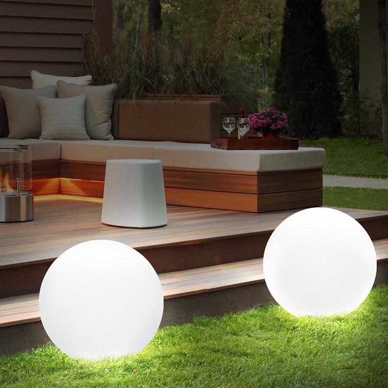 Junips | Outdoor Globe Light - Wireless, Weatherproof, 16 Colors LED Ball Light