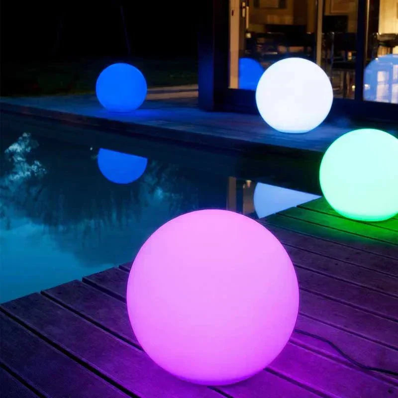 Junips | Outdoor Globe Light - Wireless, Weatherproof, 16 Colors LED Ball Light