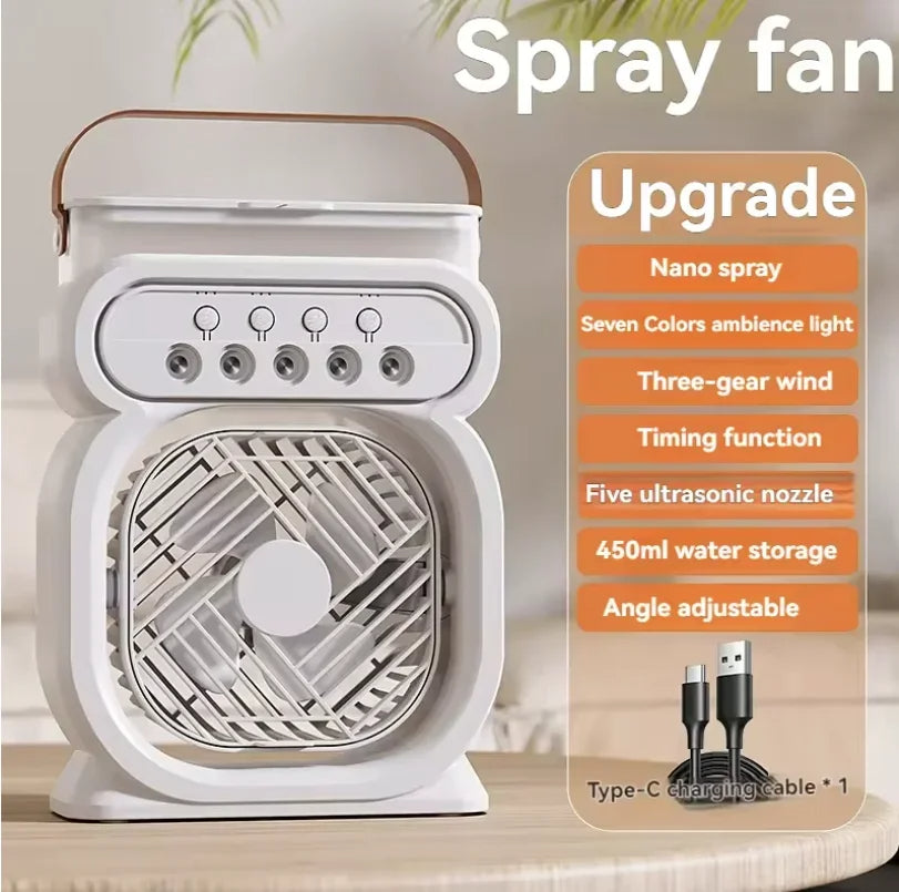 Junips | 3 in 1 Portable Air Conditioner with Night Light and Humidifier