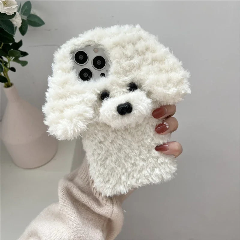 Junips | Cute Dog Fluffy Snuggly iPhone Case